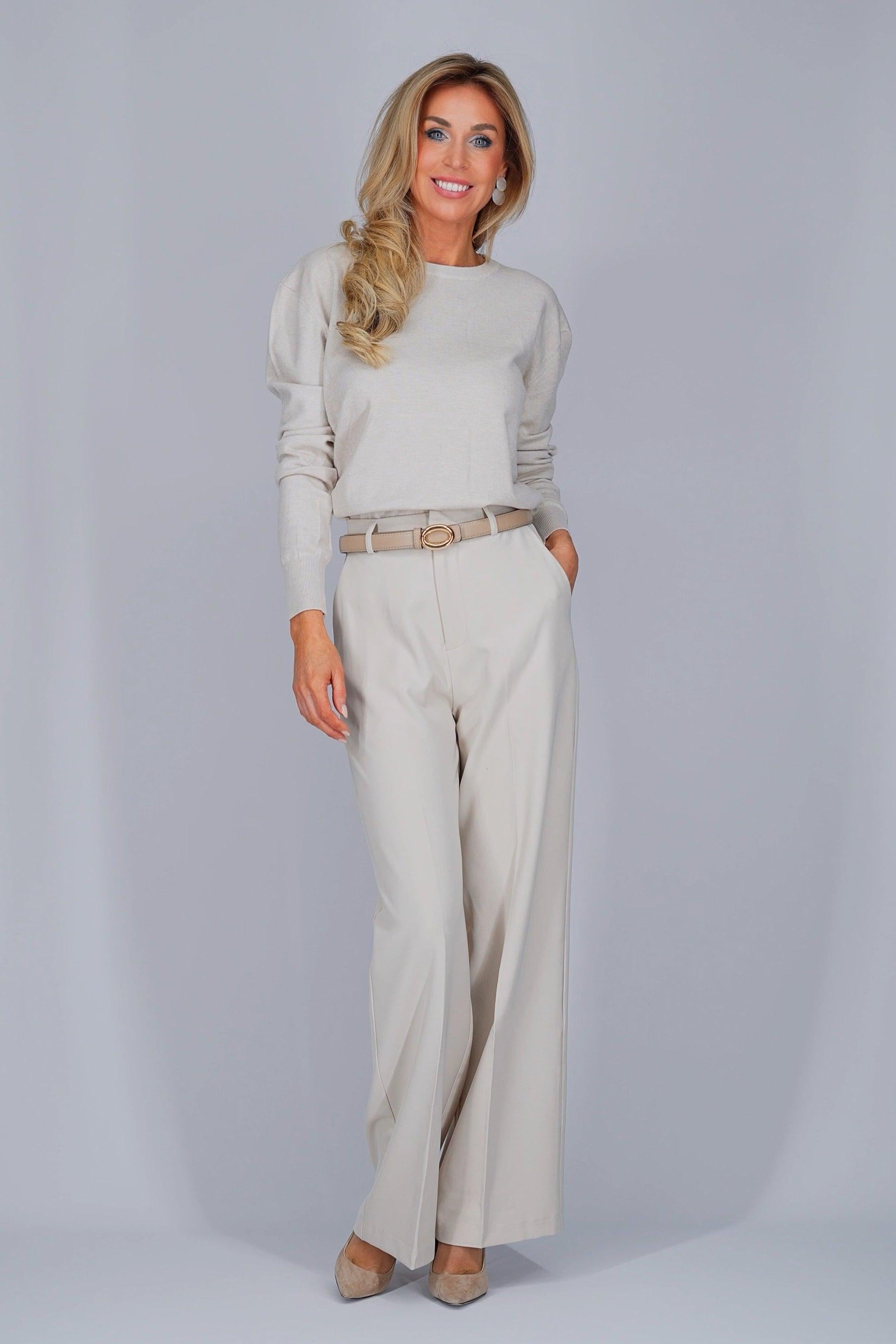 Beige broek-MyEssentials