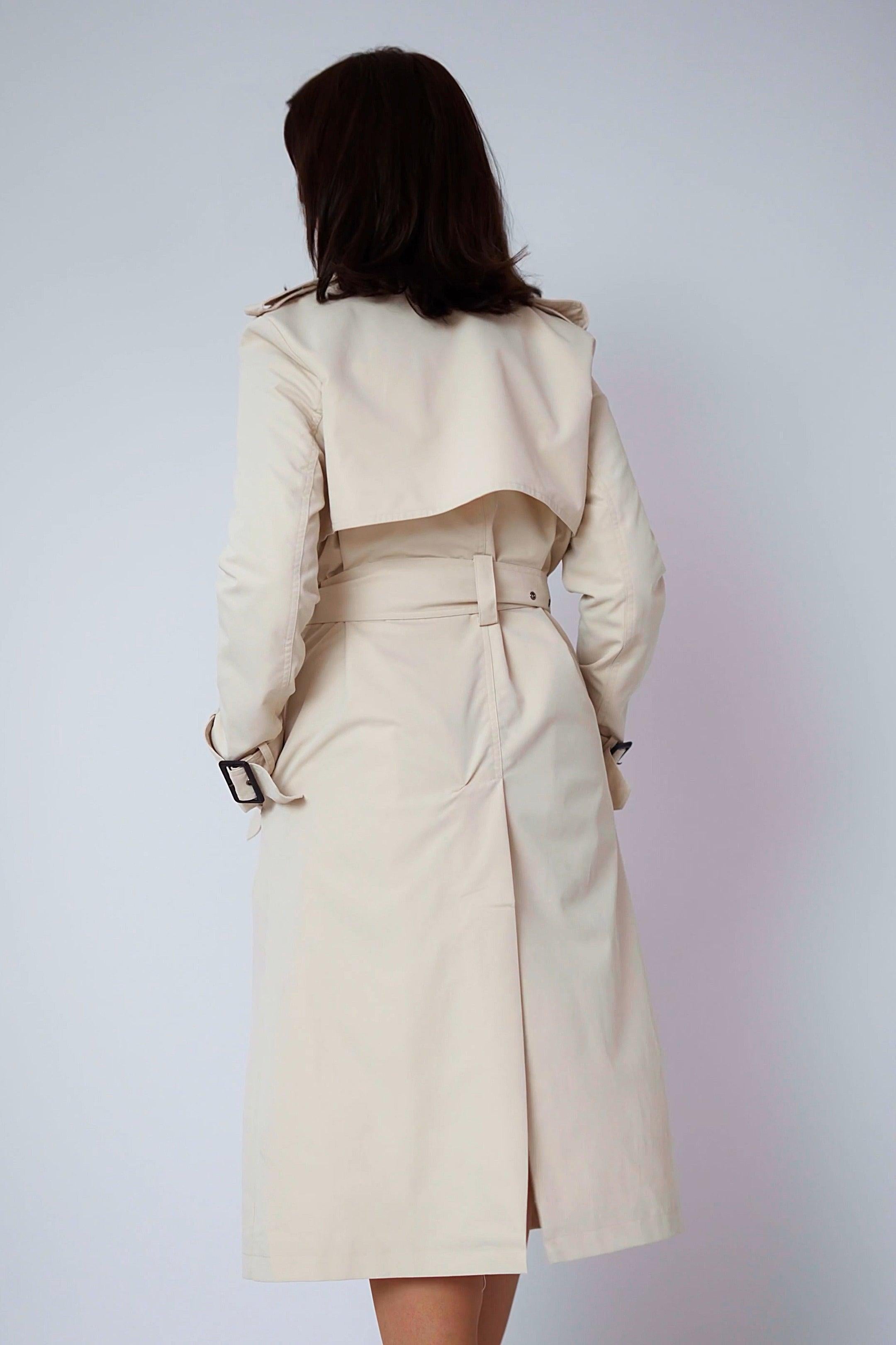 Beige trenchcoat-MyEssentials