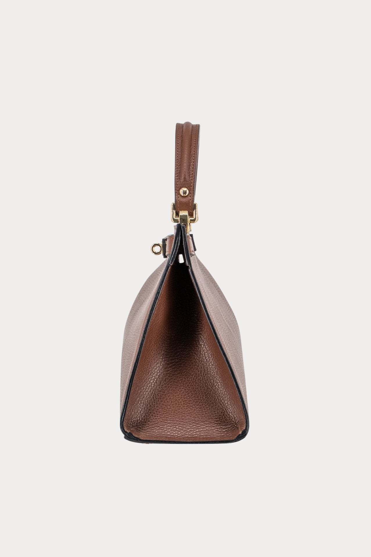 Bruine leren tas-MyEssentials