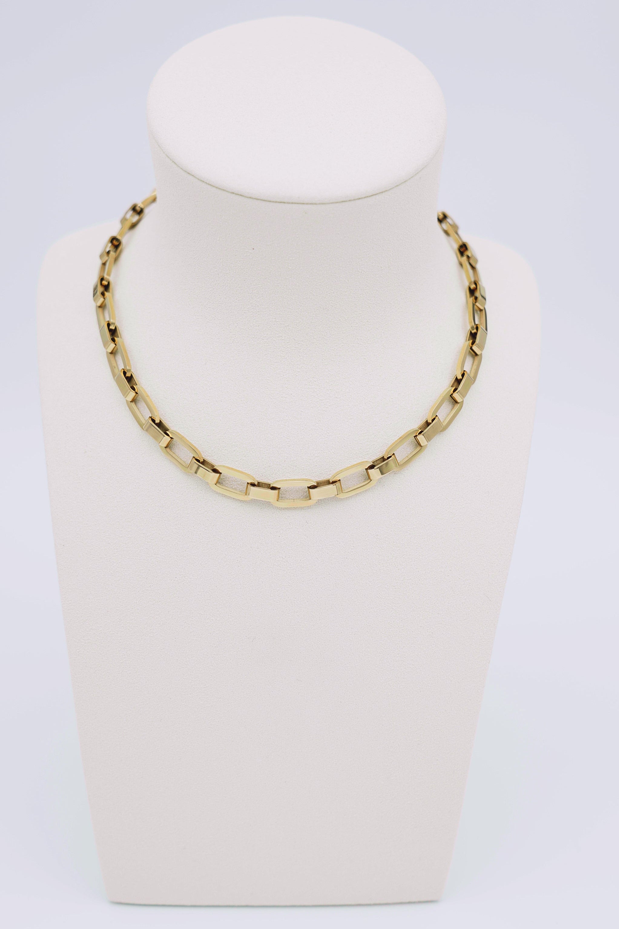 Goudkleurige ketting met fijne schakels-MyEssentials