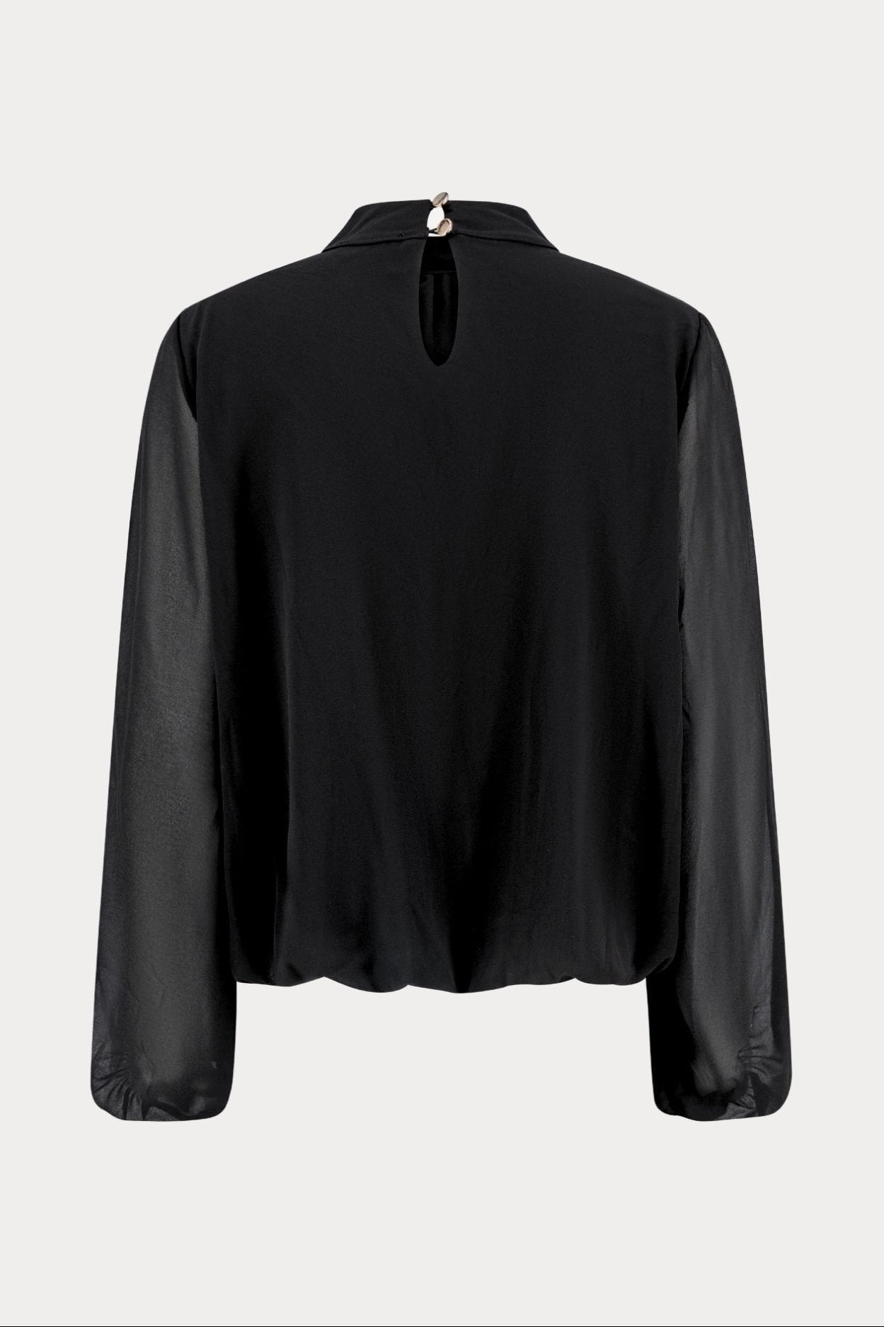 Zwarte chiffon blouse-MyEssentials