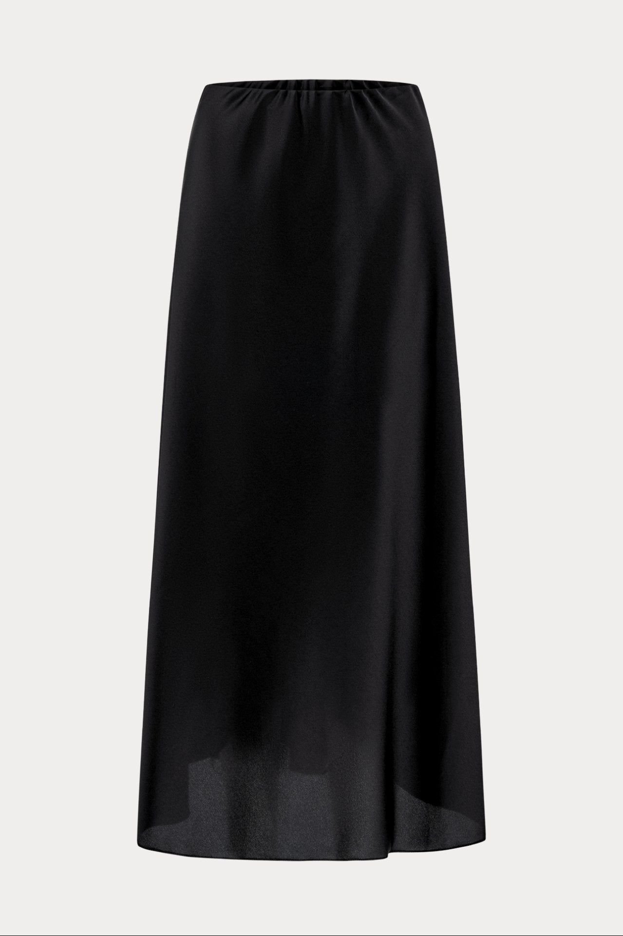 Zwarte satijnen rok-MyEssentials