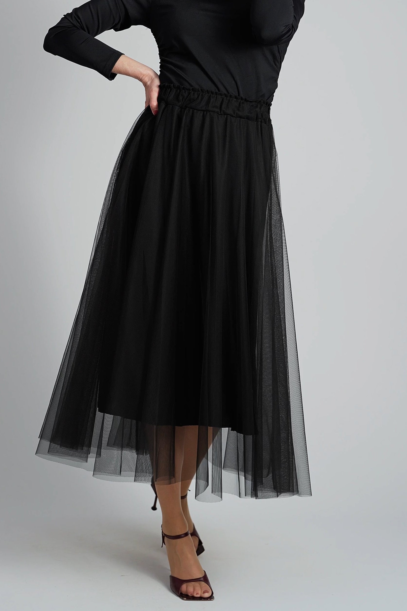Zwarte tulle rok-MyEssentials