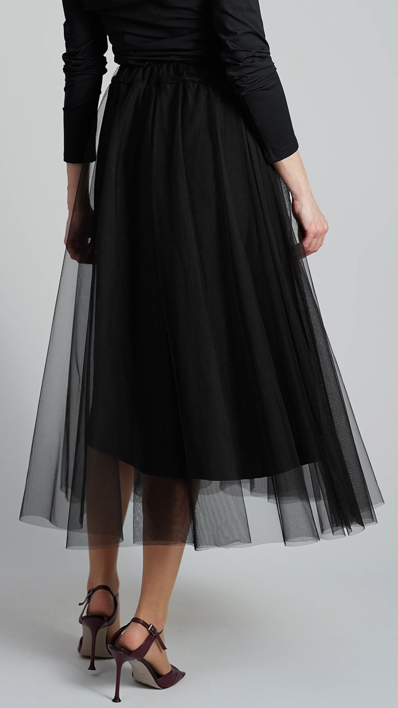 Zwarte tulle rok-MyEssentials