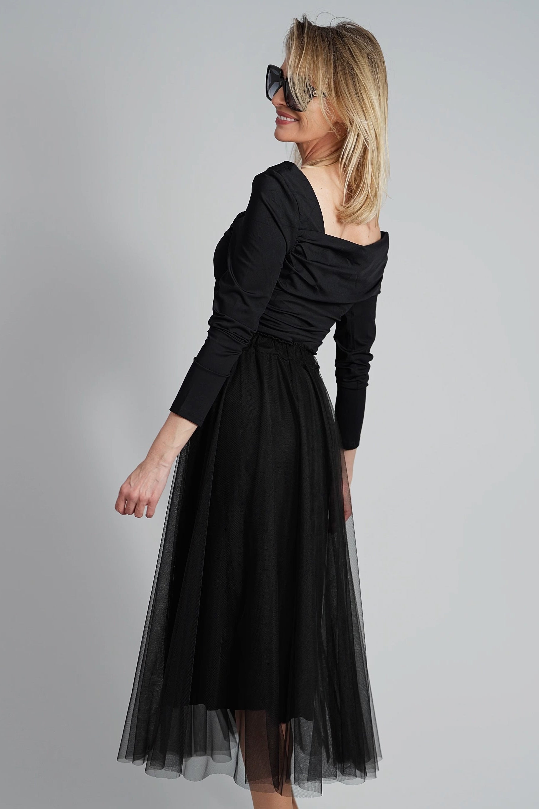 Zwarte tulle rok-MyEssentials