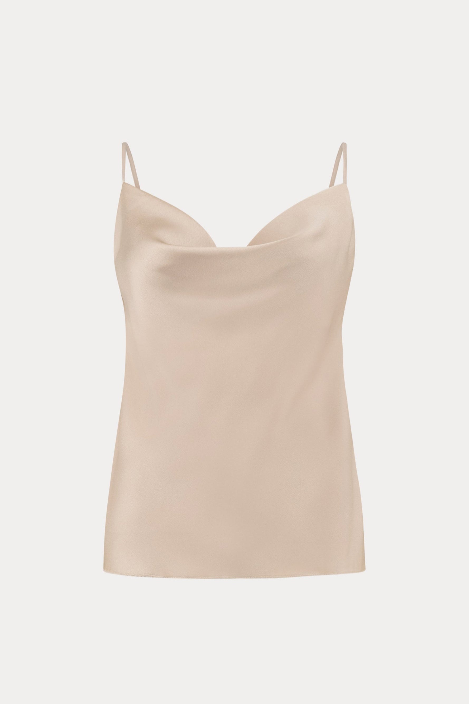 Beige satijnen top-MyEssentials