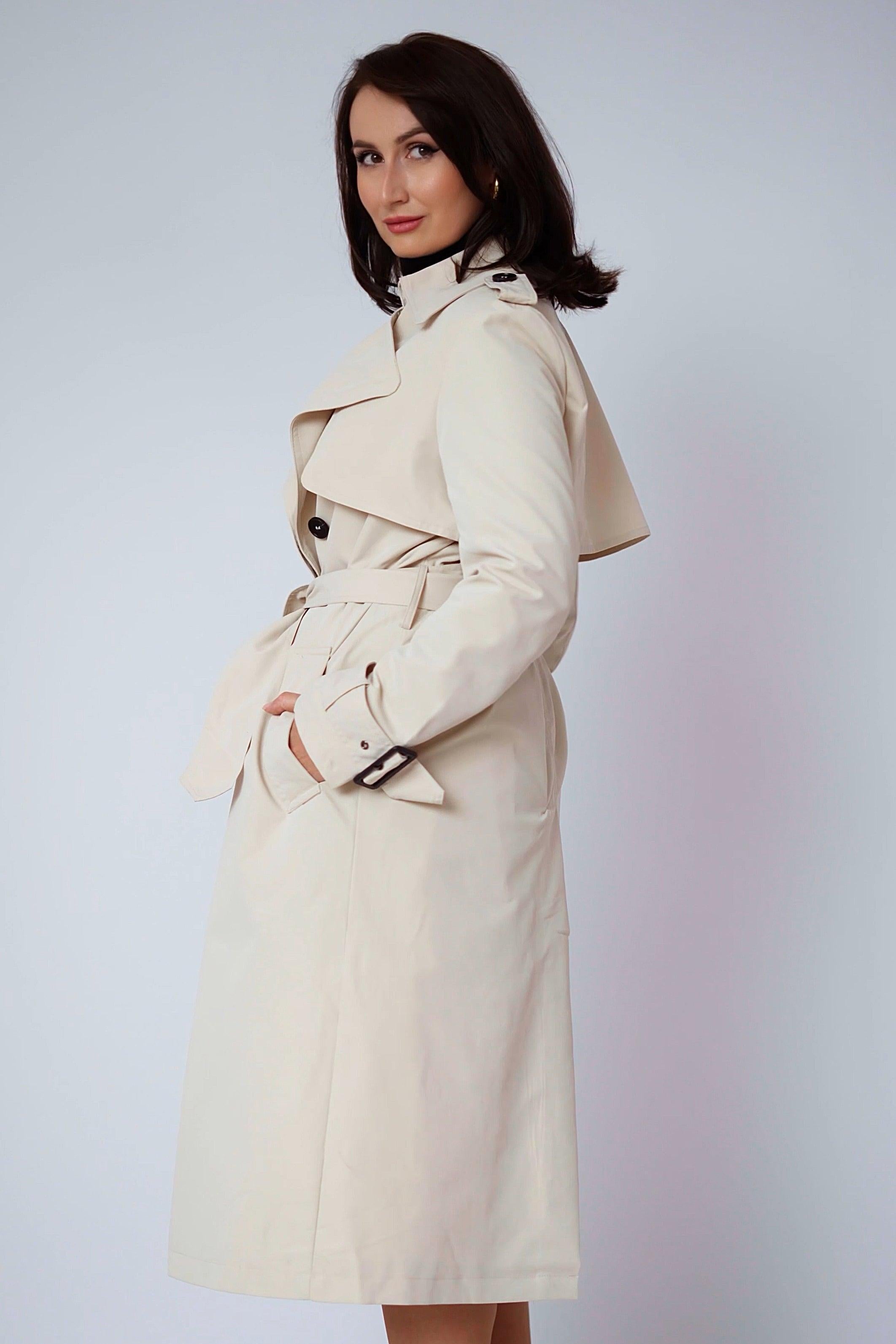 Beige trenchcoat-MyEssentials