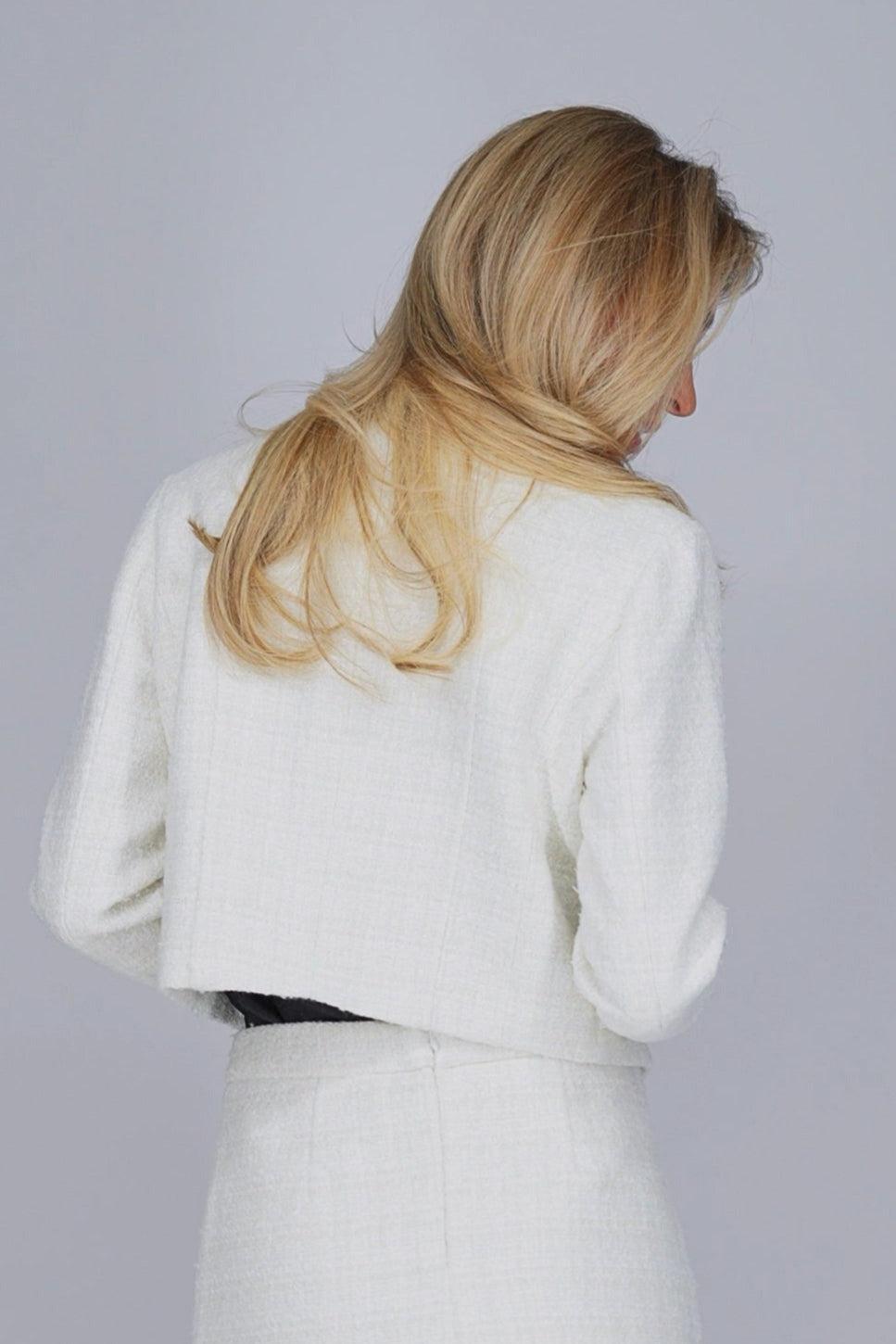 Wit jasje in tweed-MyEssentials