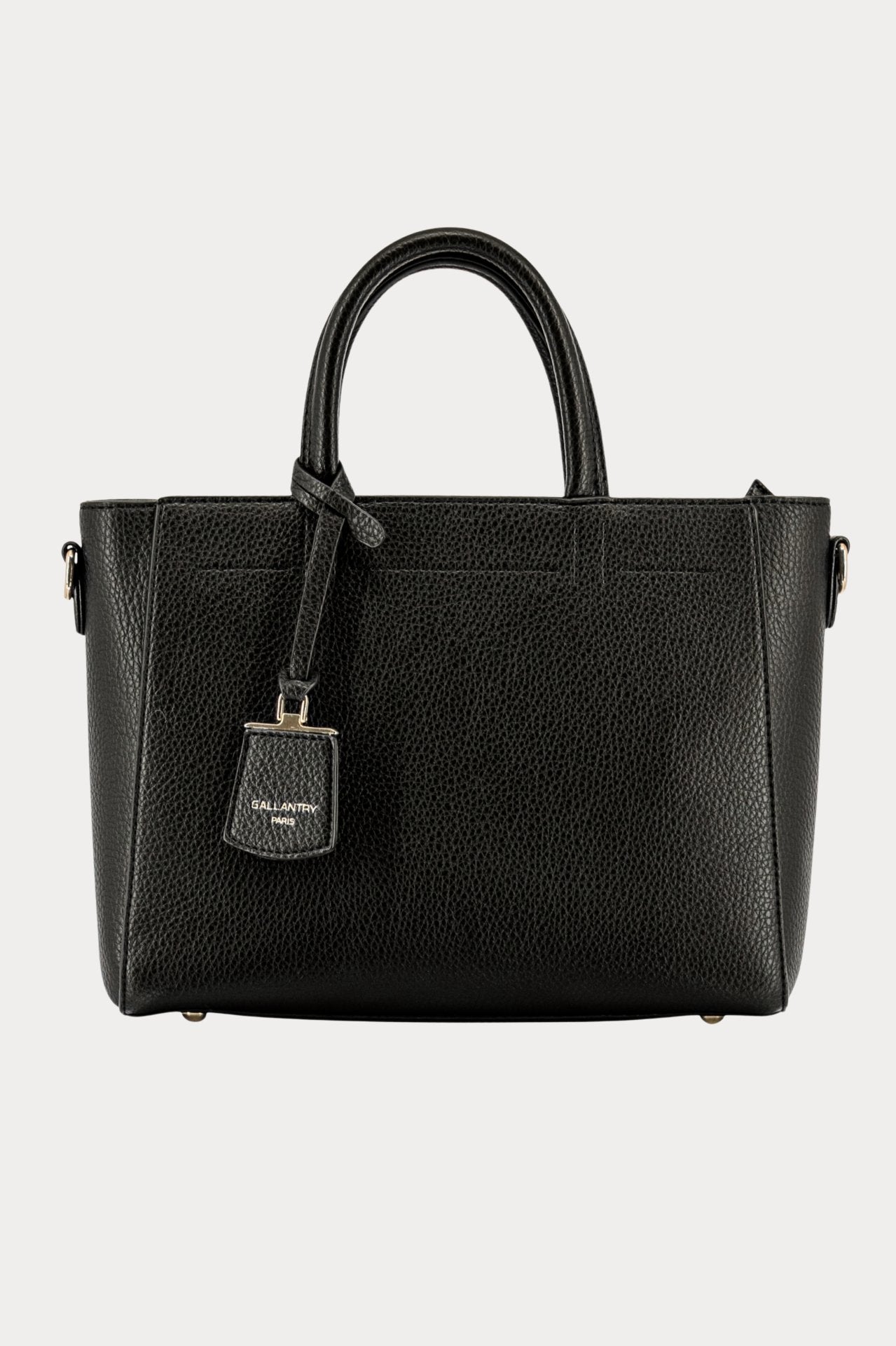 Zwarte imitatieleren handtas-MyEssentials