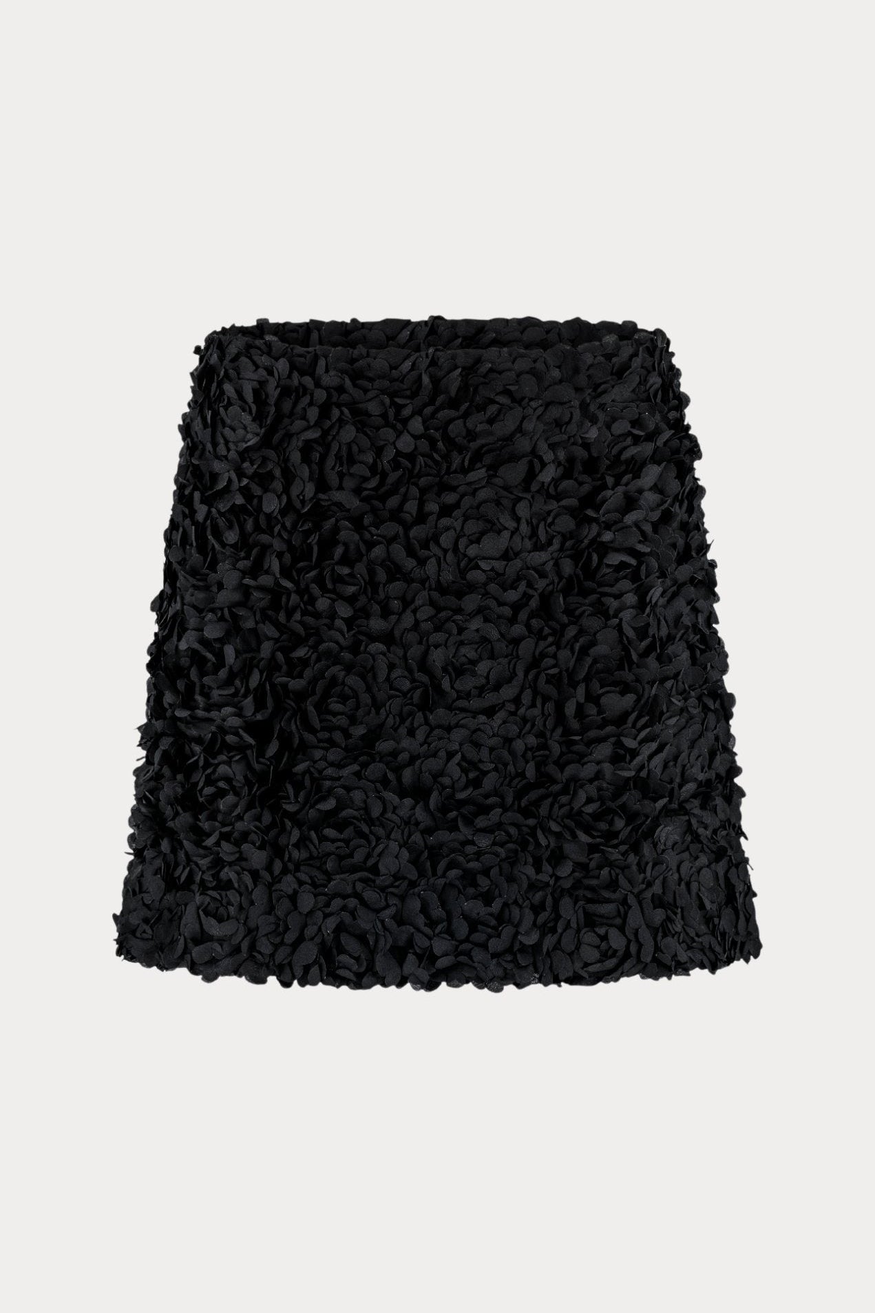 Zwarte rok met bloemeffect-MyEssentials